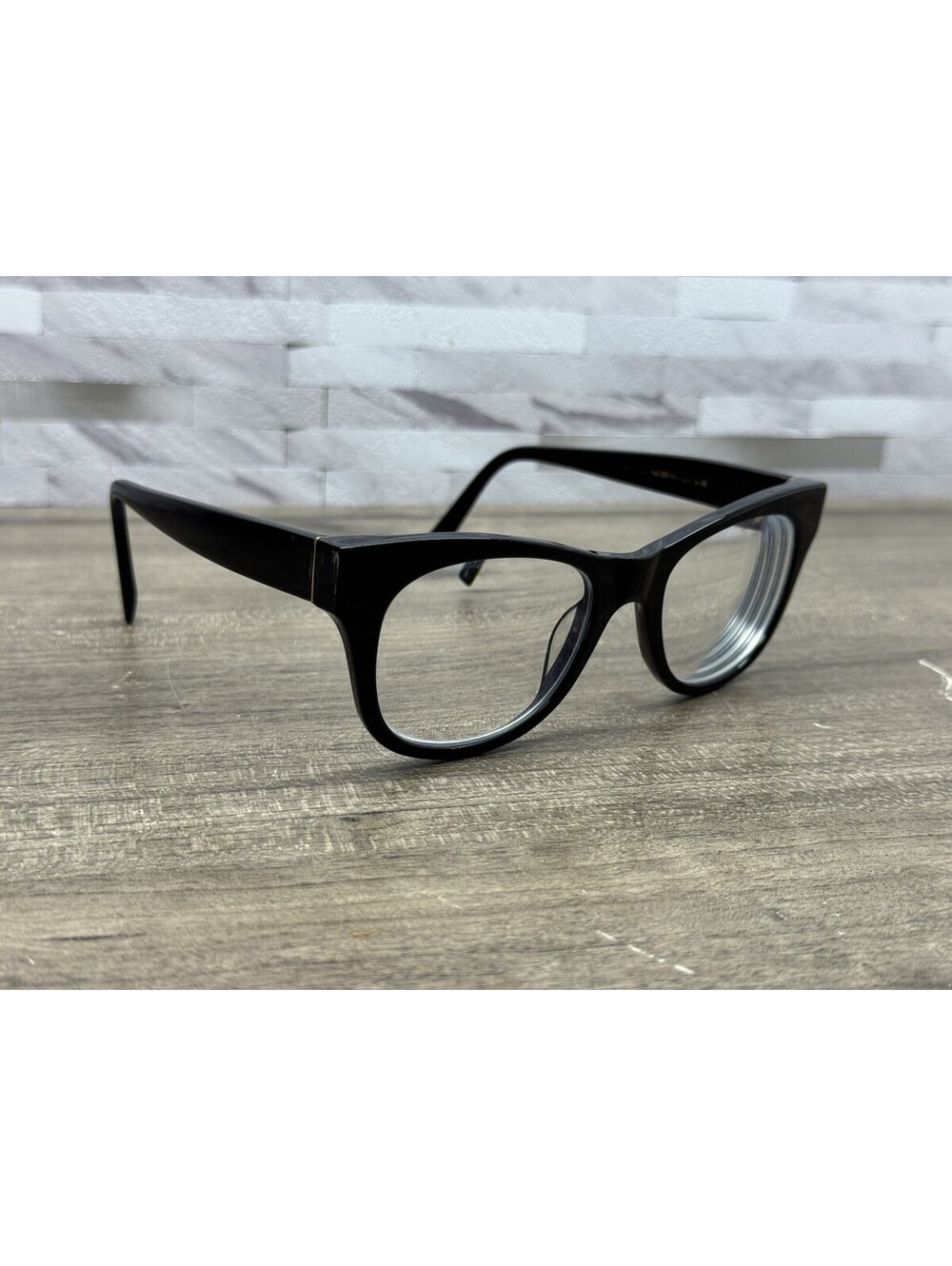 Warby Parker Eyeglasses Frames Womens Black Ella 100 Cat Eye 52[]20-140